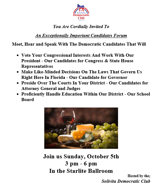 Oct 2014 Candidates Forum