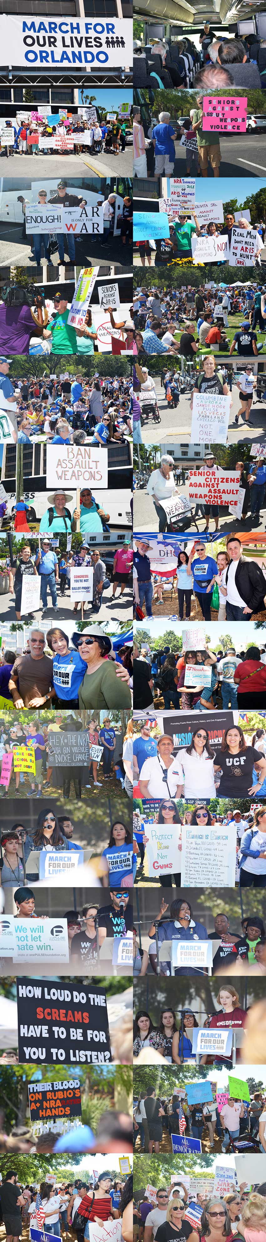 SDC Members traveld by bus to participate in the Orlando 