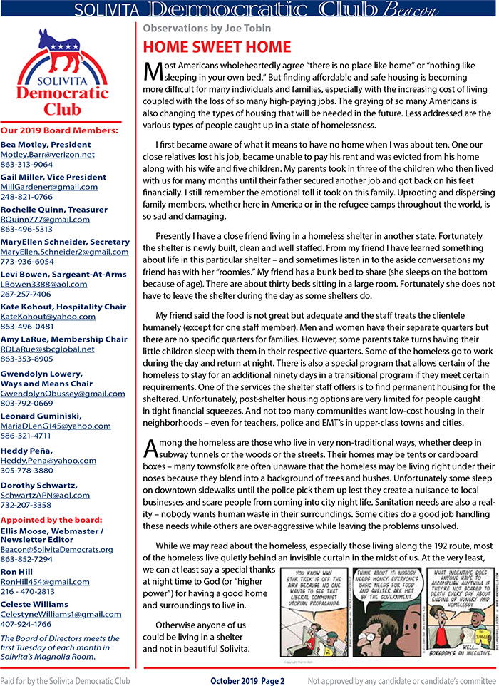 SDC Beacon - Nov. 2019, pAGE 2