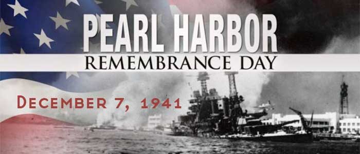 Remembering those who lost their lives on December 7, 1941.